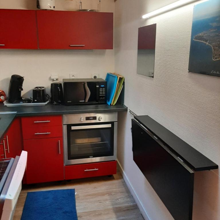 Duplex14h 1er étage jardinet 1 parking ou studio14B rdc terrasse sans parking - Appartement 1 Chambre - 18