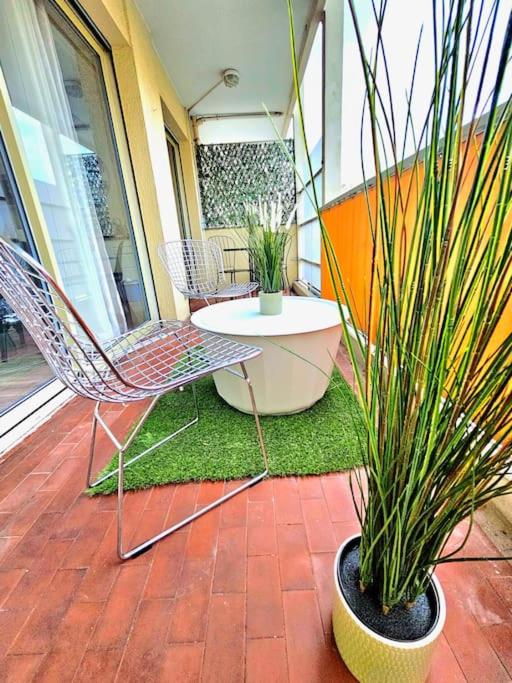 2 pièces lumineux, proche plage, parking, clim, hippodrome - Appartement 1 Chambre - 11