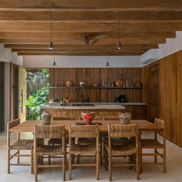 Boho 3BR Villa Organic Design Gated & Rooftop - Villa - 8