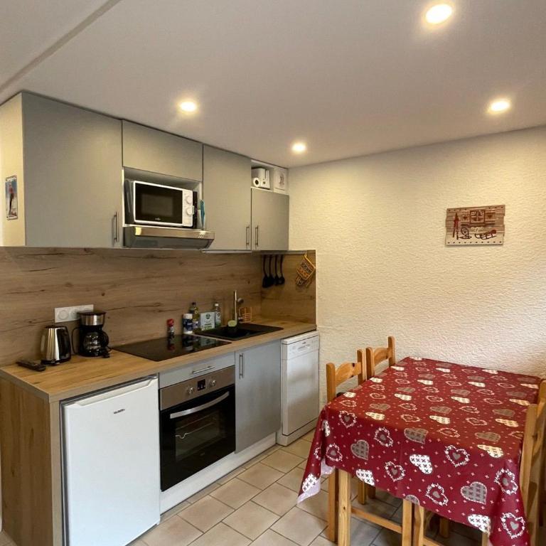 Studio cabine 4 pers avec balcon et wifi à Valloire - FR-1-263-543 - Studio - 3