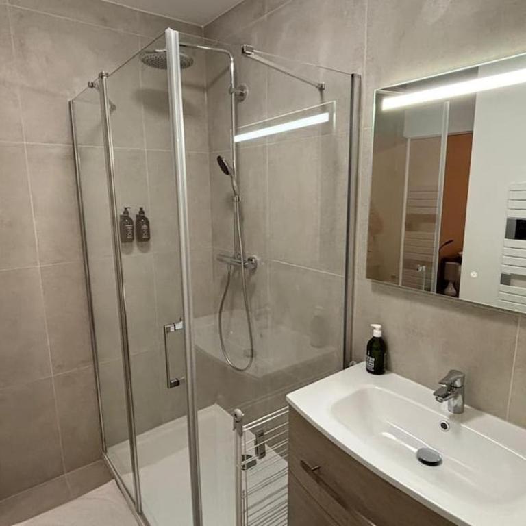 T2 - vue lac - 100 m du Hilton - Garage privé - 4 étoiles - Apartment mit 1 Schlafzimmer - 7