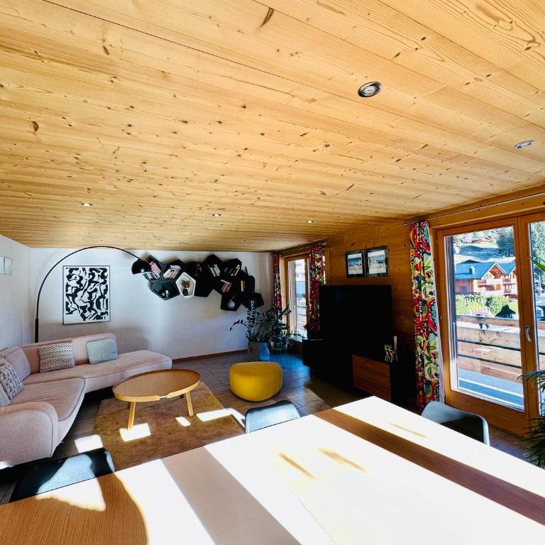 Chalet EVEREST - Apartment mit 2 Schlafzimmern mit Balkon und Terrasse - 10