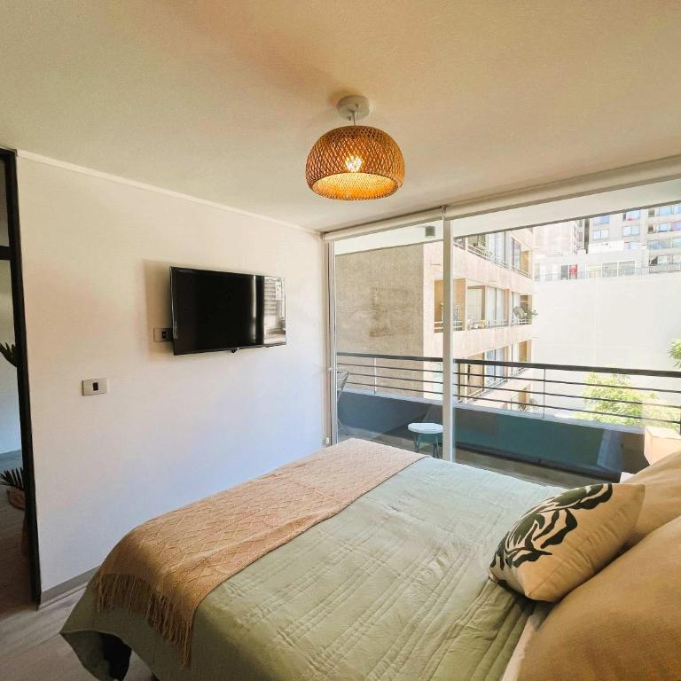 HOM I Centrico y Nuevo Depto 2D2B 2PAX Santiago - Apartamento - 48