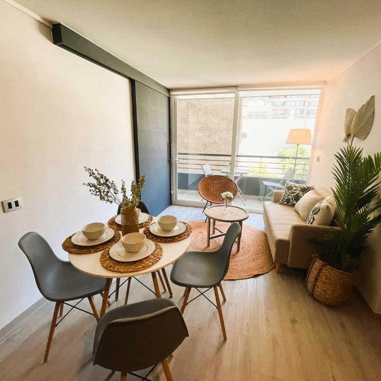 HOM I Centrico y Nuevo Depto 2D2B 2PAX Santiago - Apartamento - 57