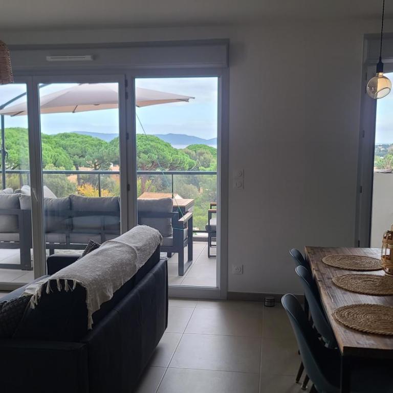 Appartement climatisé T3 vue mer de 63 M2 - 2 chambres et belle terrasse de 23 M2 - Appartement 2 Chambres avec Terrasse et Vue sur la Mer - 8