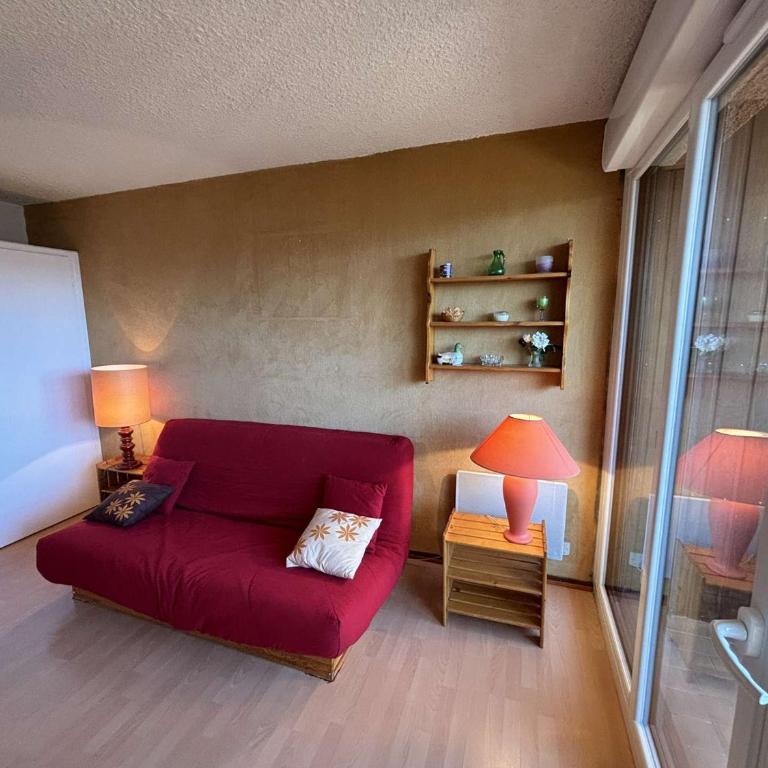 Studio cabine au pied des pistes avec balcon et parking gratuit - Apartment mit 1 Schlafzimmer - 3