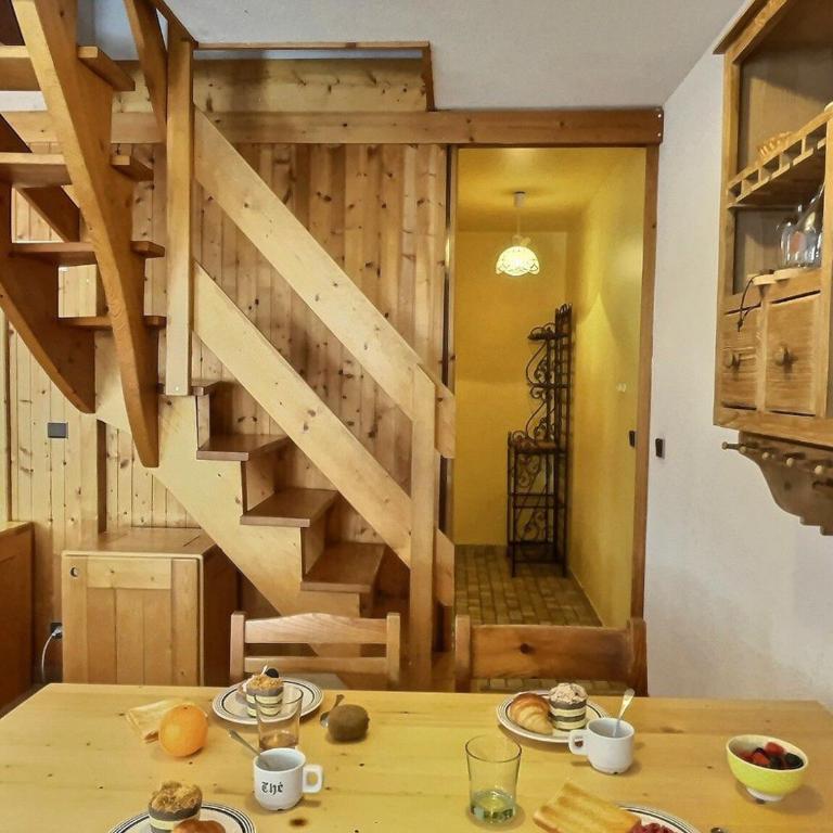 Grand studio mezzanine avec parking couvert, proche des pistes - FR-1-411-868 - Apartamento - 6