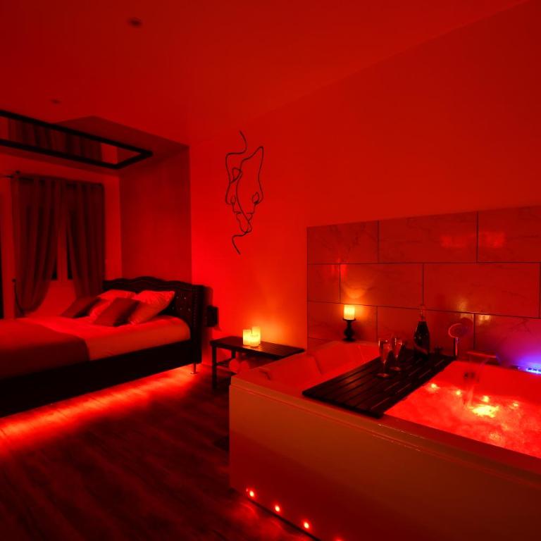 L'Arena - Love Room, Jacuzzi - Studio mit Whirlpool - 4