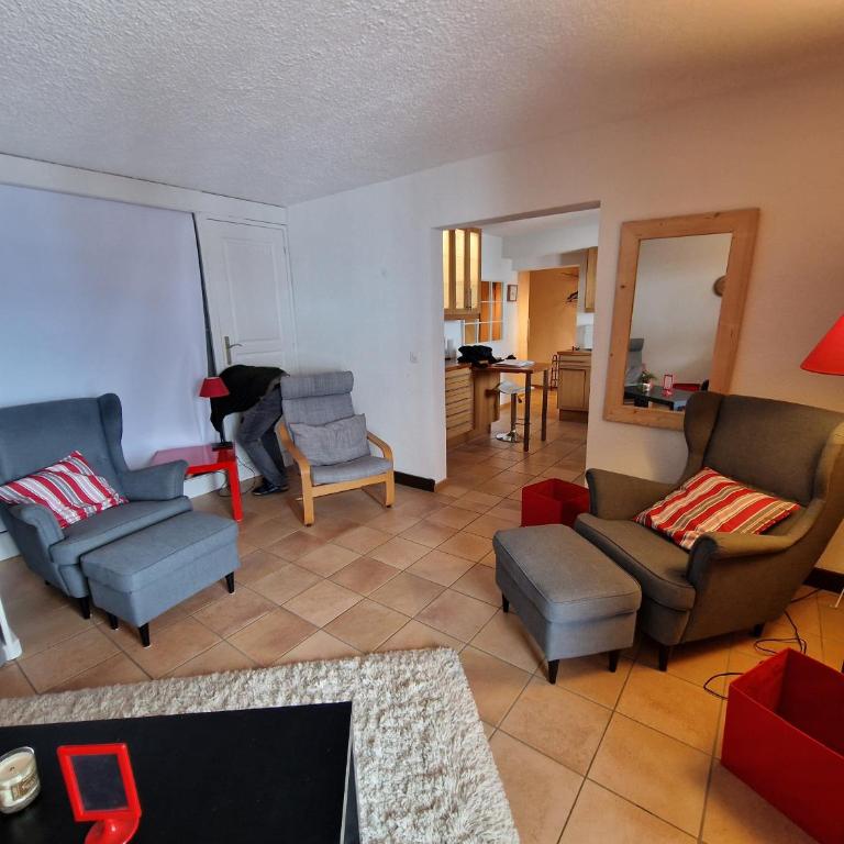 Magnifique appartement en bord des pistes - Apartment mit 1 Schlafzimmer, Balkon und Bergblick - 2