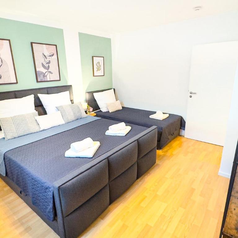 Charmantes 3-Zi-Apartment am Schlössle in Lechhausen-Garage-Balkon-Küche-Smart TV - Appartement 3 Chambres avec Balcon - 5