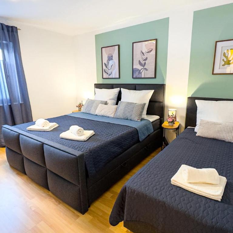 Charmantes 3-Zi-Apartment am Schlössle in Lechhausen-Garage-Balkon-Küche-Smart TV - Appartement 3 Chambres avec Balcon - 19