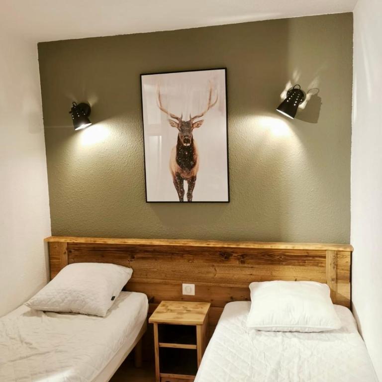 Les Bergers au Pied des pistes & Piscine -Sauna & Balcon Sud - Appartement 1 Chambre - 7