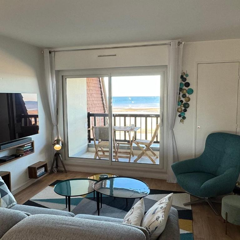 Appartement rénové 3 pièces, balcon vue mer, parking, internet, pour 4 pers. - FR-1-487-376 - Appartement - 4