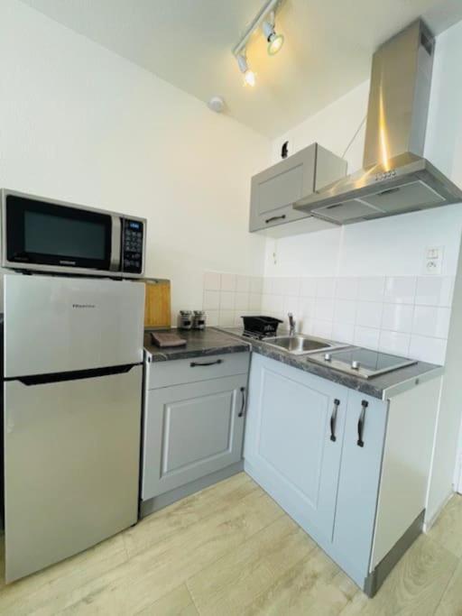 Studio proche tram- Parking privé - 2 voyageurs - Studio with Sofa Bed - 13
