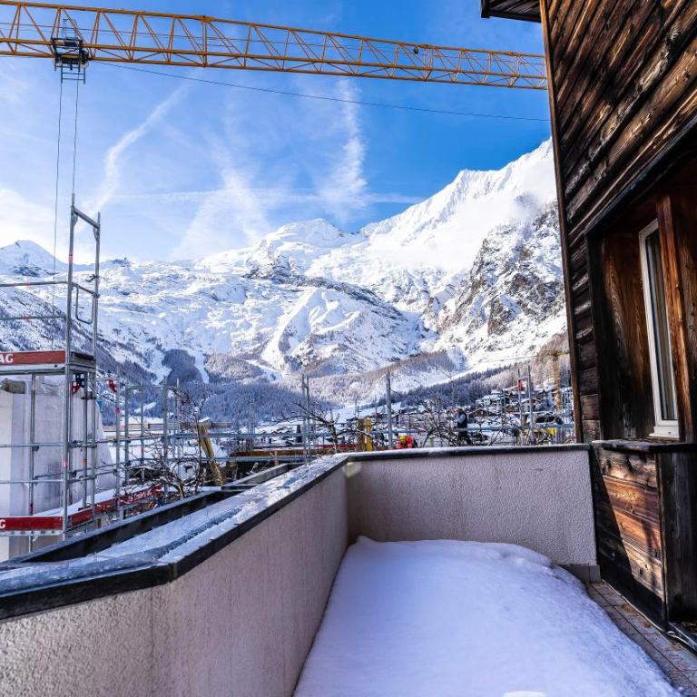 Ferienwohnungen Haus Butterfly, Saas-Fee - Apartment mit 4 Schlafzimmern und einem Balkon - 16
