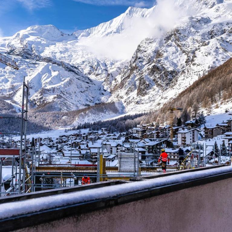 Ferienwohnungen Haus Butterfly, Saas-Fee - Apartment mit 4 Schlafzimmern und einem Balkon - 12