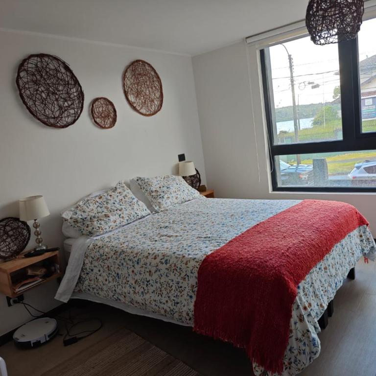 Depa con piscina frente al Lago Llanquihue y vista al volcán - Apartamento de 2 dormitorios - 21
