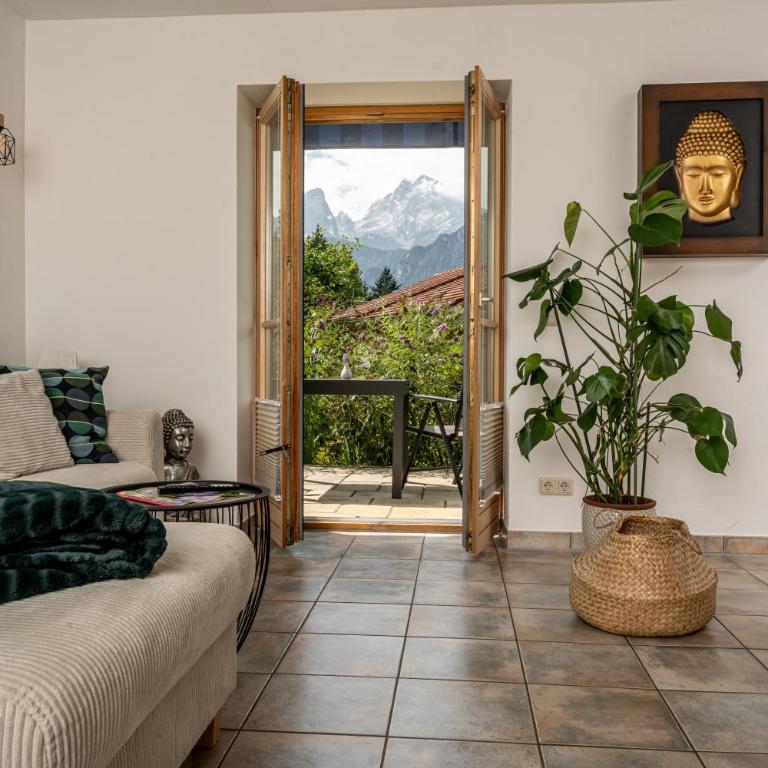 Ferienwohnung Marianne Bergpanorama für Paare 60qm - Apartment mit Blick auf die Berge - 15