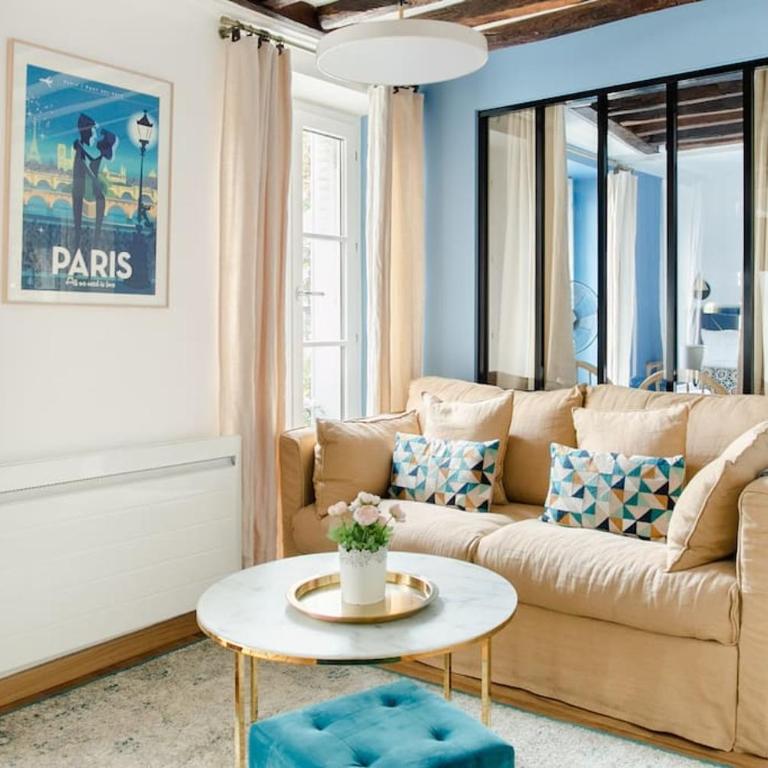 Marais2 Place des Vosges peaceful air-conditioned - Appartement 2 Chambres - Vue sur Jardin - 21