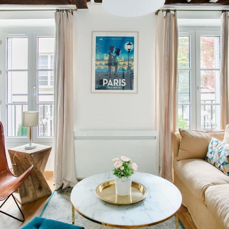 Marais2 Place des Vosges peaceful air-conditioned - Appartement 2 Chambres - Vue sur Jardin - 27