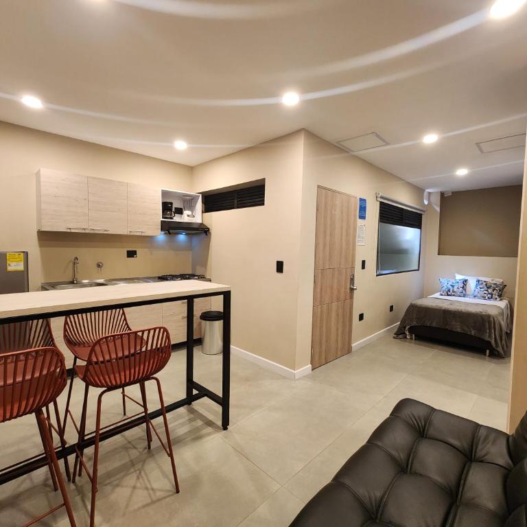 Loft 10, Comodo Aparta estudio 201 - One-Bedroom Apartment - 6