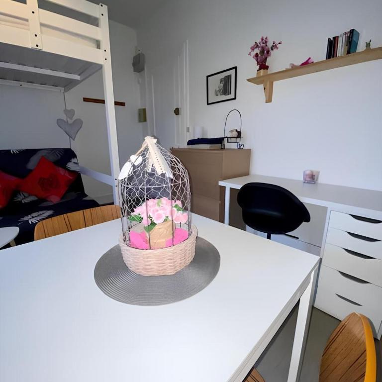 Studio Calme, Proche Gare Rouen - Linge & Ménage Inclus - Appartement 1 Chambre - 5