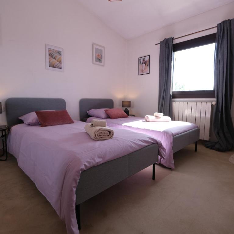 Provençal farmhouse, Mont Ventoux view, 2 pools (1 heated), Bédoin - 10 people - Villa 5 Chambres - 30