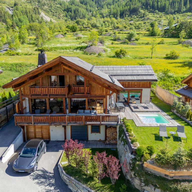Serrechevalierholidays Chalet Piscine chauffée&Spa, jardin, billard, ping-pong, baby-foot 18 personnes - Maison 6 Chambres - 29