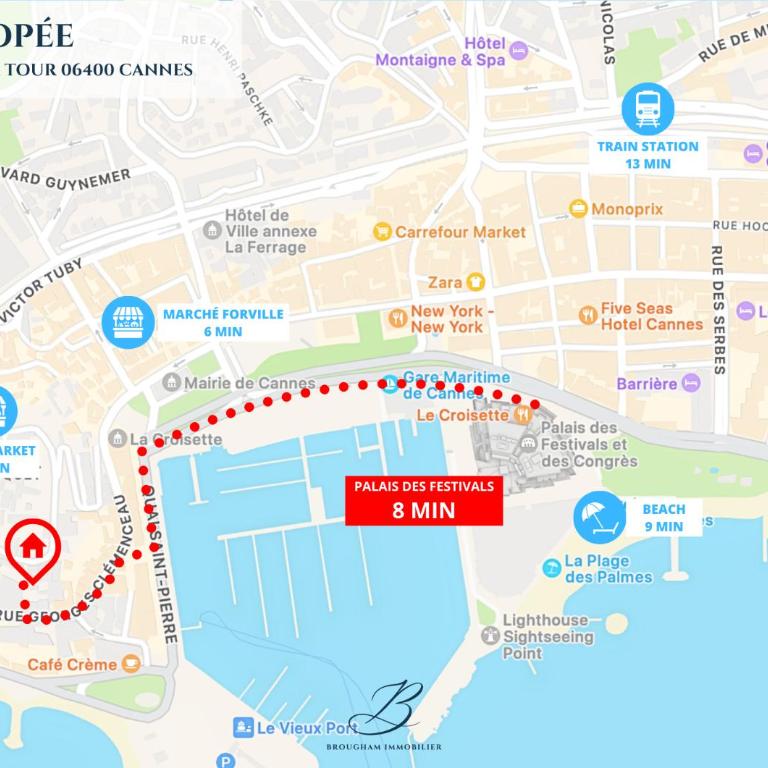 Le canopée - Cozy Suquet Cannes Centre - Apartment mit 2 Schlafzimmern - 6