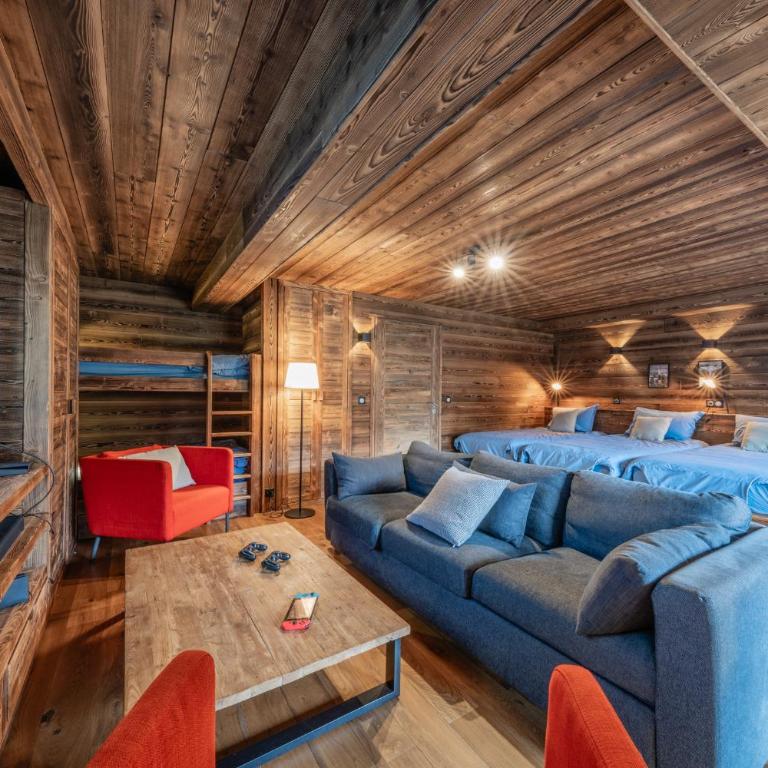 Serrechevalierholidays Chalet Piscine chauffée&Spa, jardin, billard, ping-pong, baby-foot 18 personnes - Maison 6 Chambres - 58
