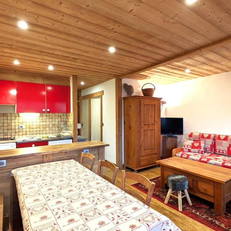 Appartement cosy 4-6 pers balcon, ski au pied, parking couvert - FR-1-459-27 - Apartamento (6 adultos) - 5