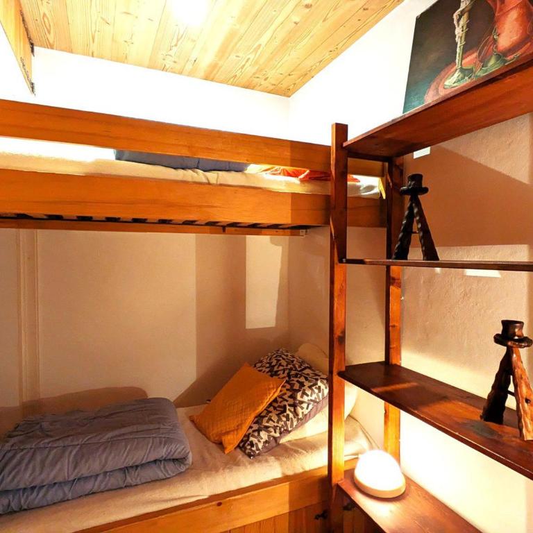 Appartement cosy 4-6 pers balcon, ski au pied, parking couvert - FR-1-459-27 - Apartamento (6 adultos) - 10