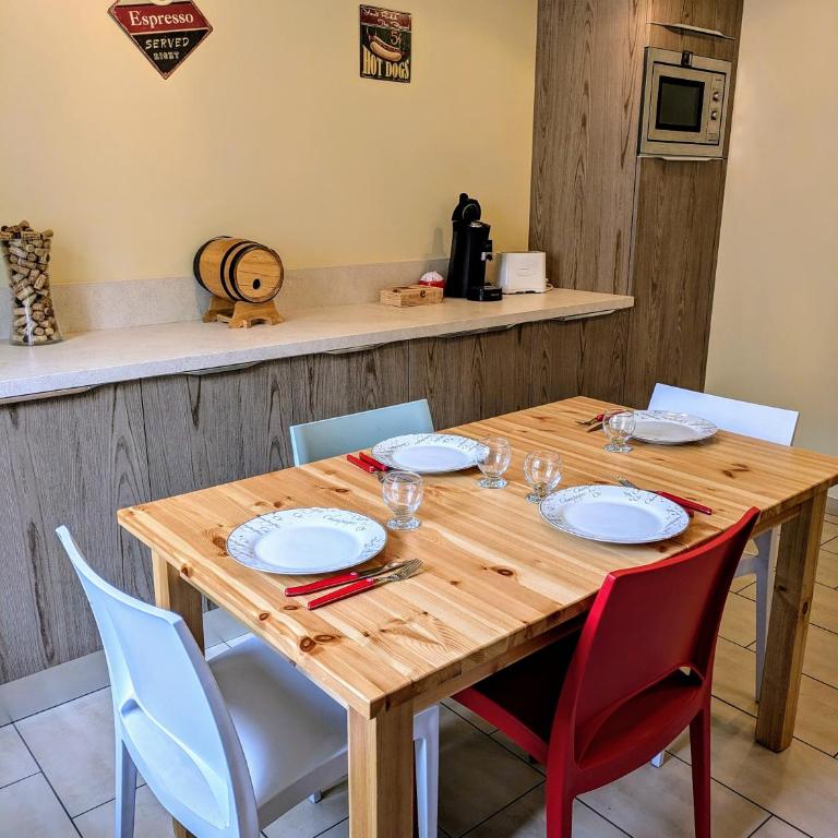 Appartement 6 pers, centre-ville- T3, 90m2 - Appartement 2 Chambres avec Balcon - 7