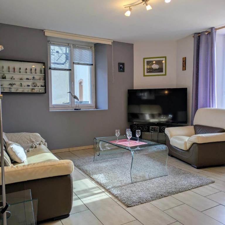 Appartement 6 pers, centre-ville- T3, 90m2 - Appartement 2 Chambres avec Balcon - 8