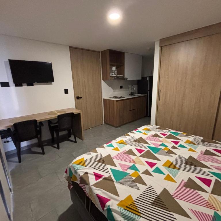 Hermoso Apartaestudio en el Norte de Armenia, edificio Estocolmo - One-Bedroom Apartment - 3
