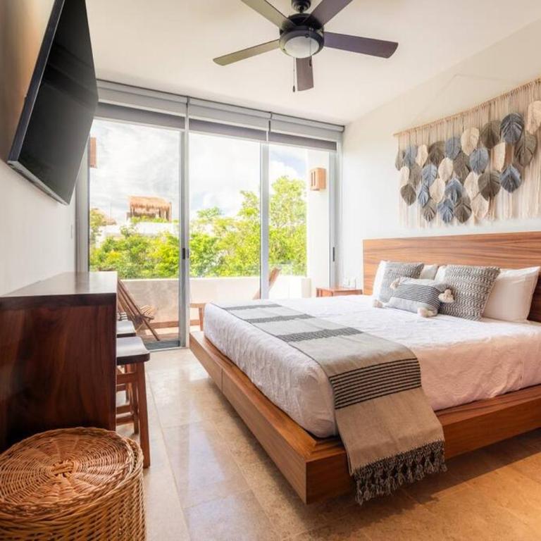 NHOA 303A Lux 2BR Condo Pool View in Aldea Zama - Two-Bedroom Apartment - 1