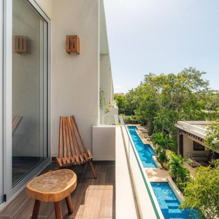 NHOA 303A Lux 2BR Condo Pool View in Aldea Zama - Two-Bedroom Apartment - 13