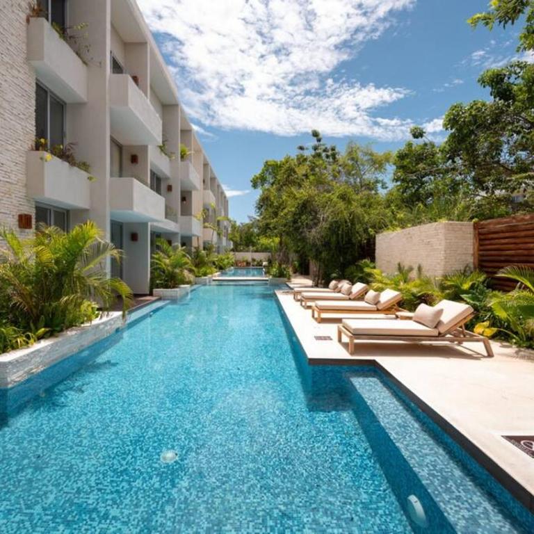 NHOA 303A Lux 2BR Condo Pool View in Aldea Zama - Two-Bedroom Apartment - 43