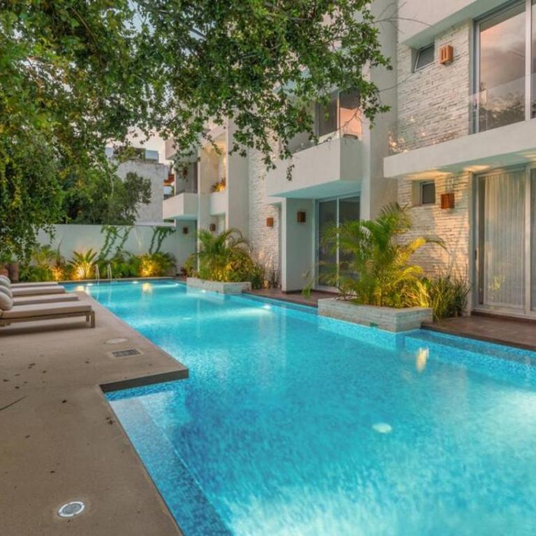NHOA 303A Lux 2BR Condo Pool View in Aldea Zama - Two-Bedroom Apartment - 55
