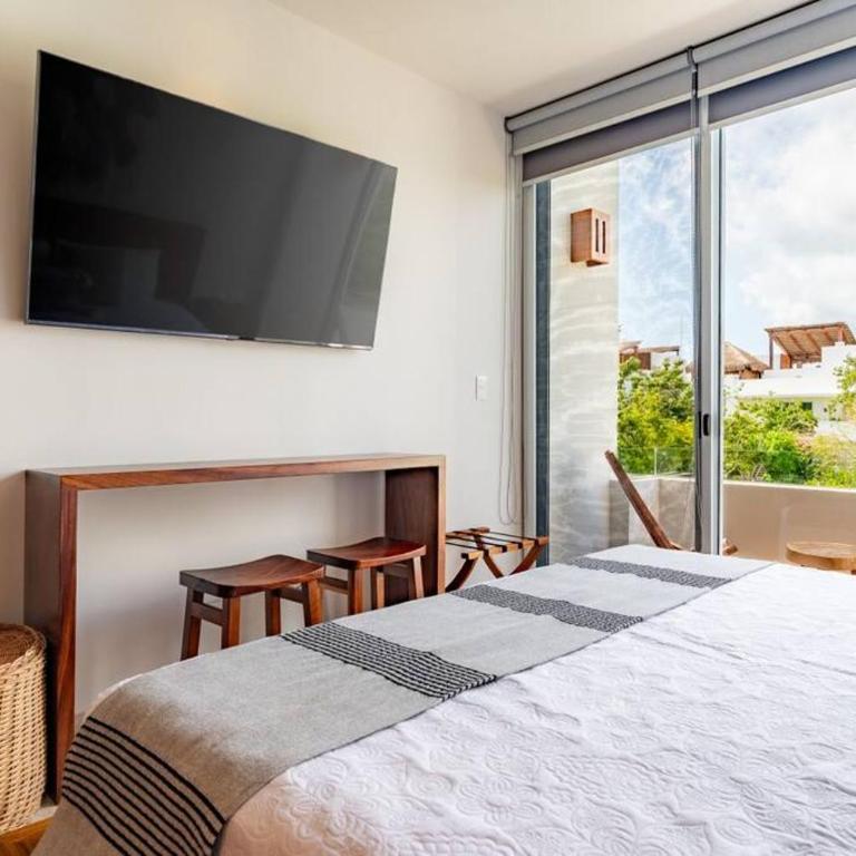 NHOA 303A Lux 2BR Condo Pool View in Aldea Zama - Two-Bedroom Apartment - 59