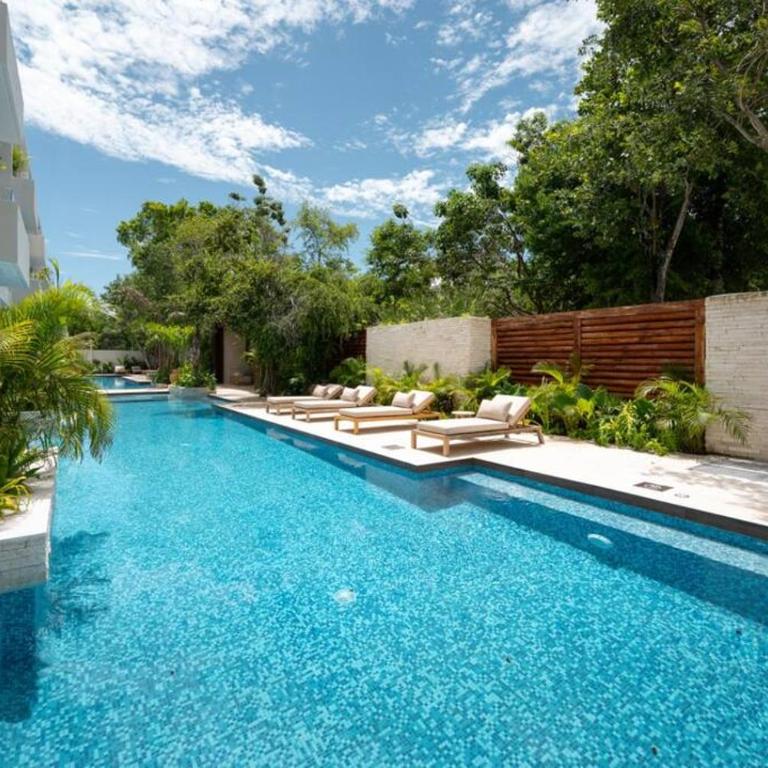 NHOA 303A Lux 2BR Condo Pool View in Aldea Zama - Two-Bedroom Apartment - 67