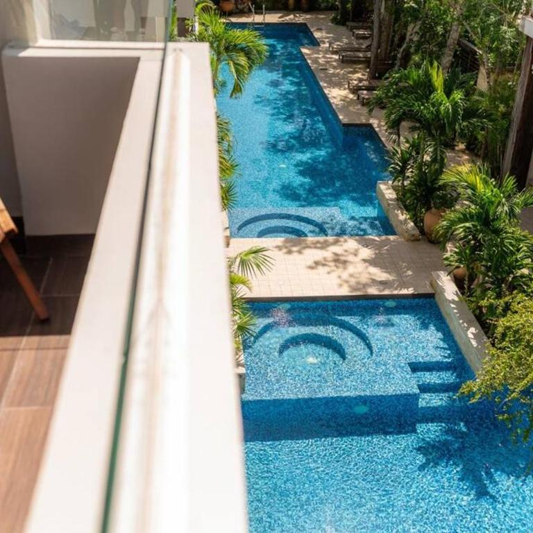 NHOA 303A Lux 2BR Condo Pool View in Aldea Zama - Two-Bedroom Apartment - 87