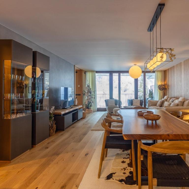 6 PEOPLE Luxury Wooden Apartment 1 Min to Ski Lift Pool Sauna by SELECT RENTALS ANDORRA - Apartamento con vistas a las montañas - 13