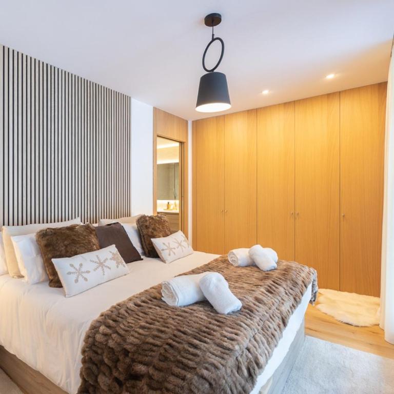 6 PEOPLE Luxury Wooden Apartment 1 Min to Ski Lift Pool Sauna by SELECT RENTALS ANDORRA - Apartamento con vistas a las montañas - 14