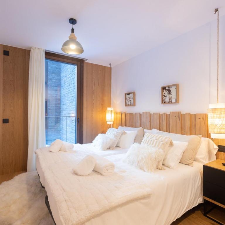 6 PEOPLE Luxury Wooden Apartment 1 Min to Ski Lift Pool Sauna by SELECT RENTALS ANDORRA - Apartamento con vistas a las montañas - 19