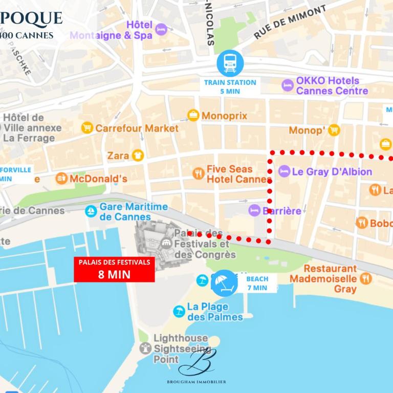 Le Bel Époque - Logement Centre Cannes - Apartment mit 2 Schlafzimmern - 7