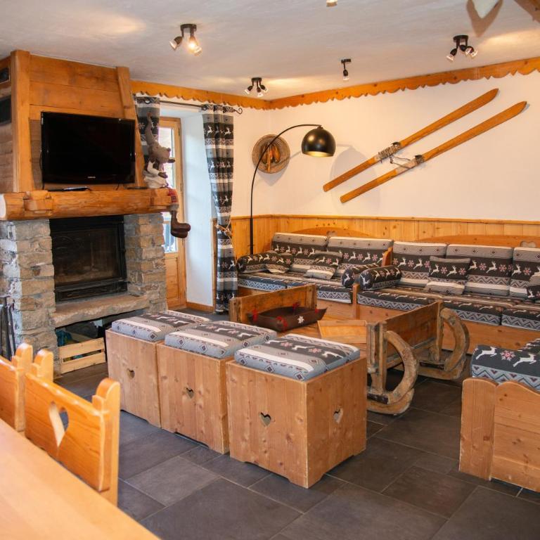 CHALET de charme 13 personnes avec Sauna SKI O PIEDS - Chalet 6 Chambres - 21