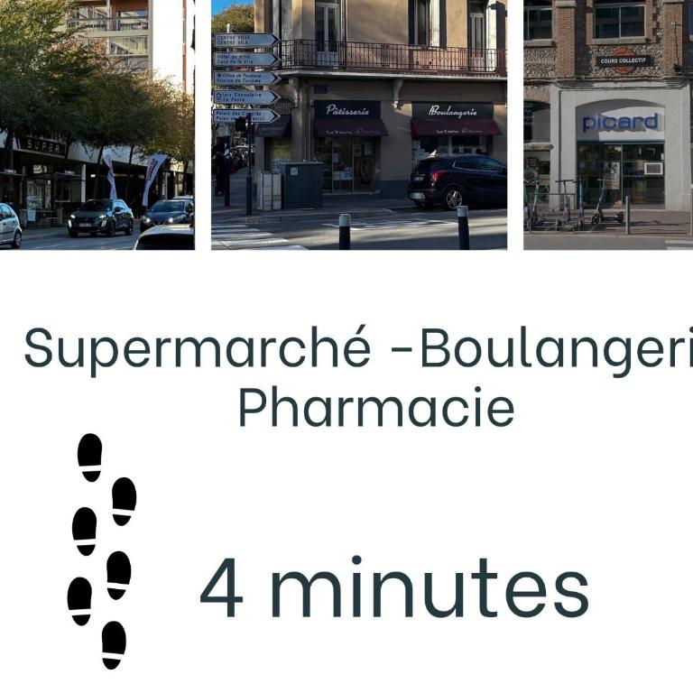 Appartement Lumineux et Spacieux 2 Chambres avec Parking Gratuit dans la Rue - Appartamento con 2 Camere da Letto - 21