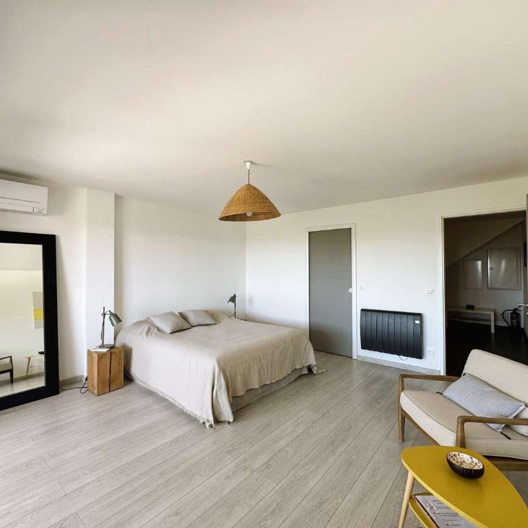 La Vigie, villa pour 8 personnes avec piscine chauffée et vue mer à La Londe-Les-Maures - Ferienhaus - 16