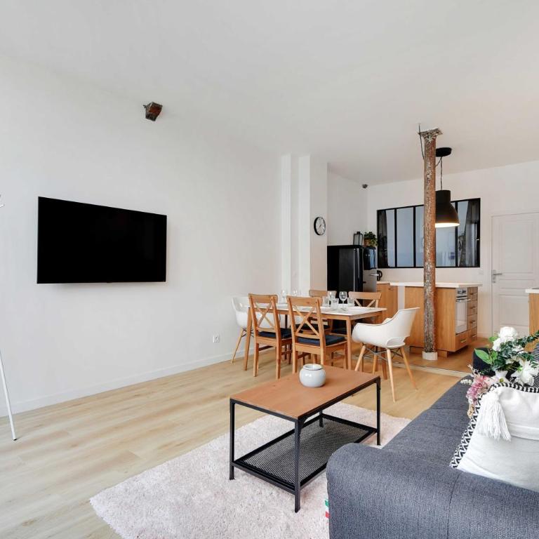 Loft Lumineux et Design - 6 Personnes Voltaire 11e - Appartement 2 Chambres - 1